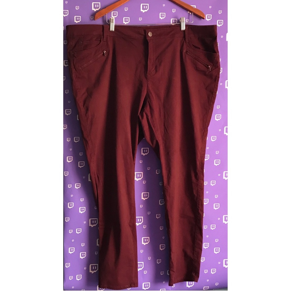 a.n.a Plus Size Women’s Jeggings Zip Pkt Twill